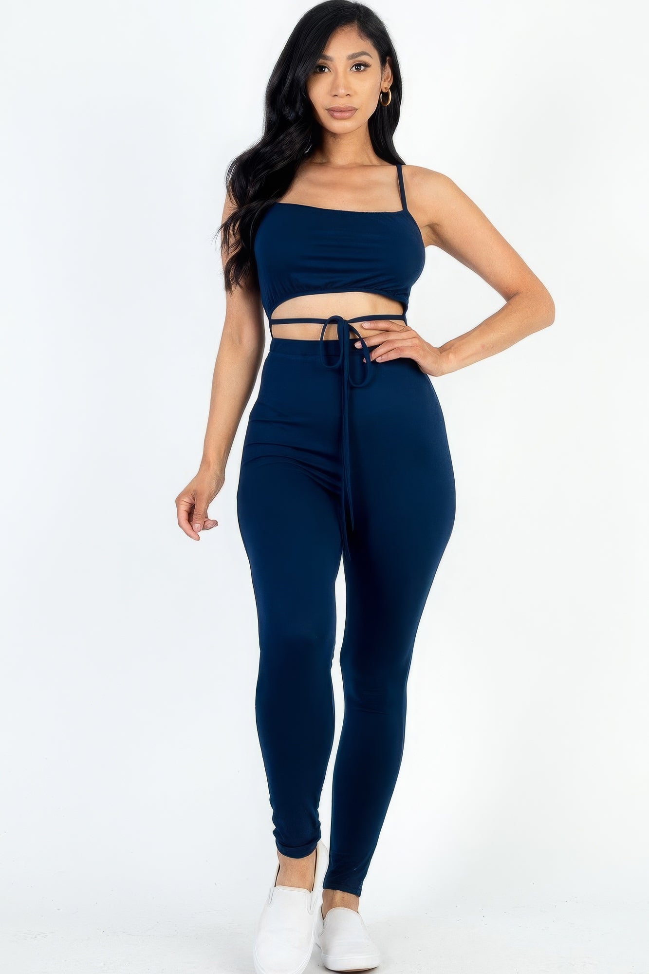 Sleek Tie-Front Jumpsuit