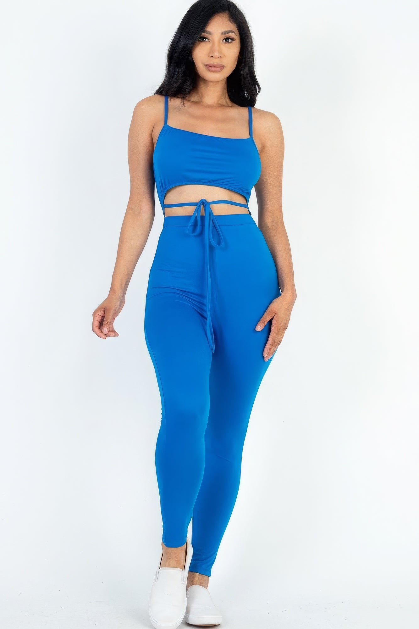 Sleek Tie-Front Jumpsuit