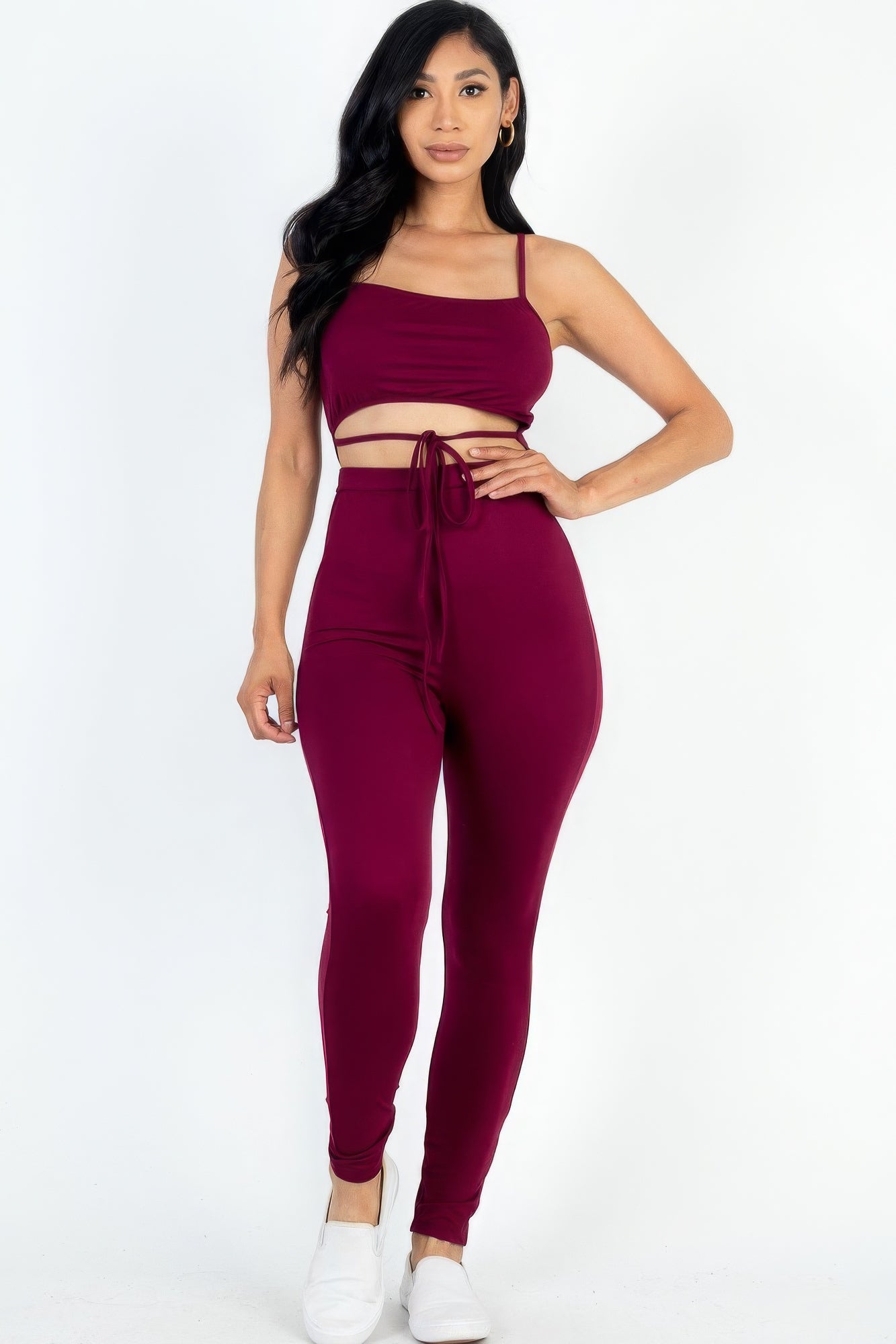 Sleek Tie-Front Jumpsuit