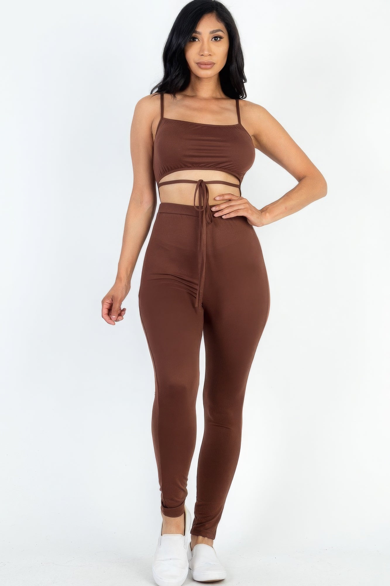 Sleek Tie-Front Jumpsuit