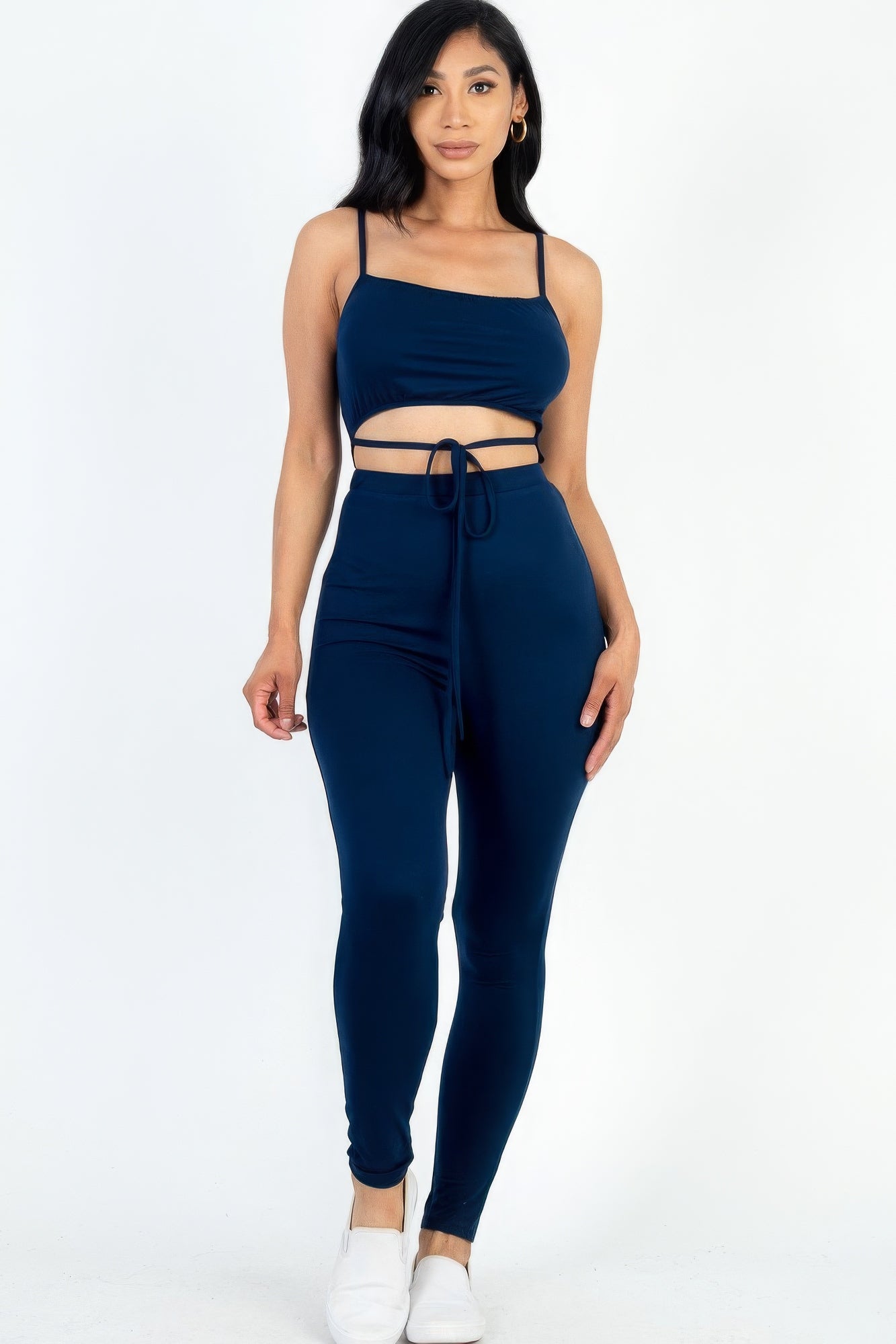 Sleek Tie-Front Jumpsuit