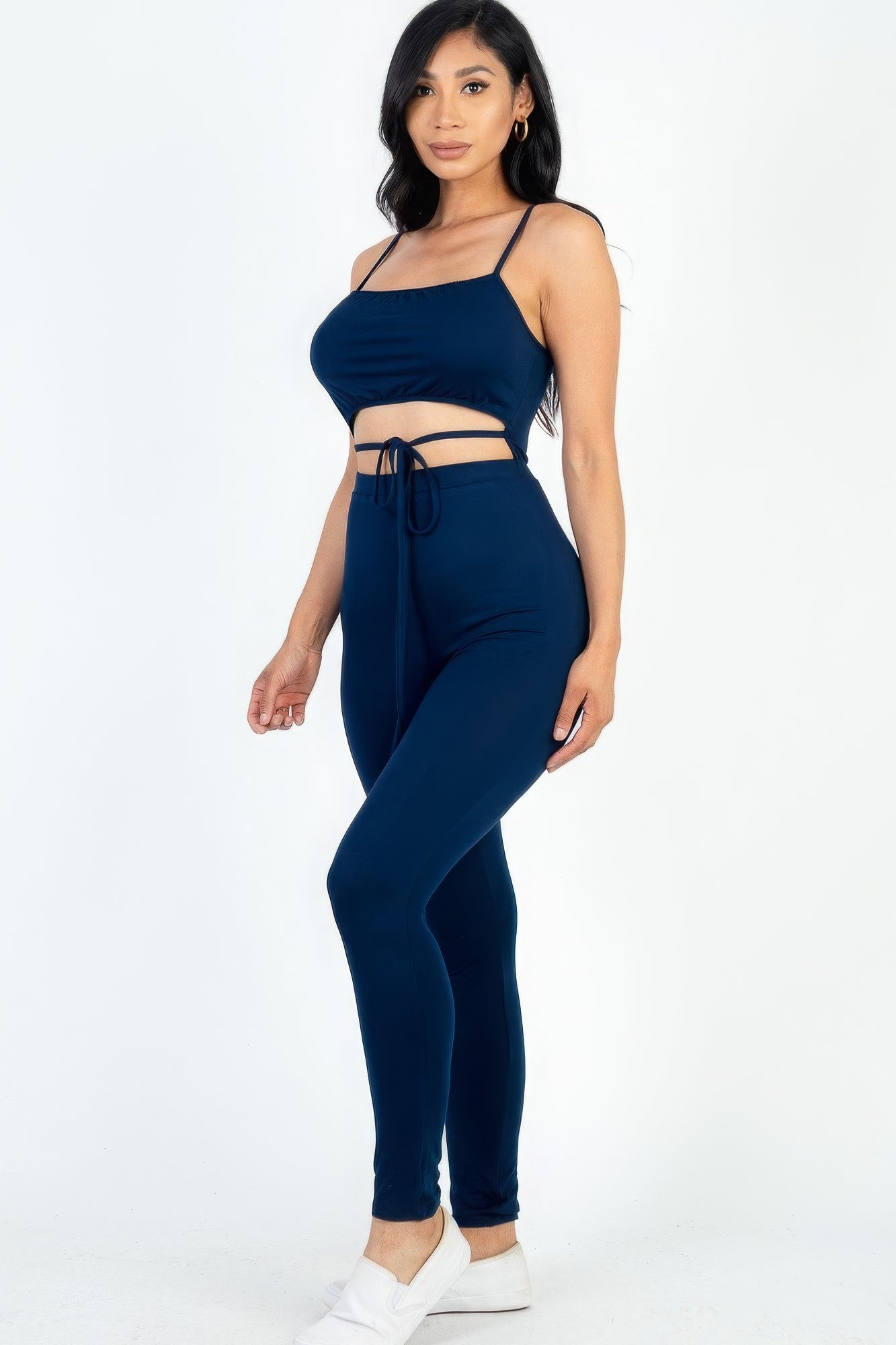 Sleek Tie-Front Jumpsuit