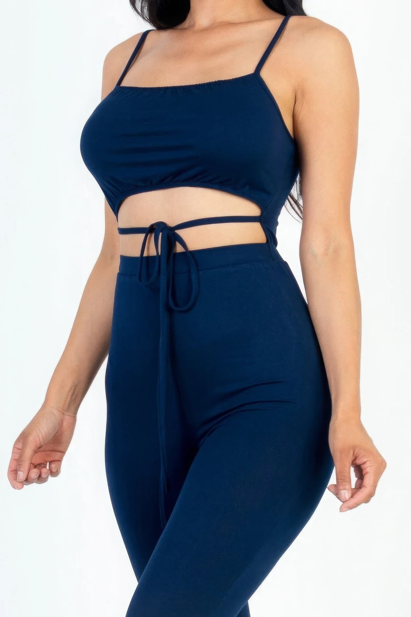 Sleek Tie-Front Jumpsuit