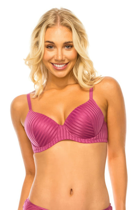 Lacy Stripe Bra