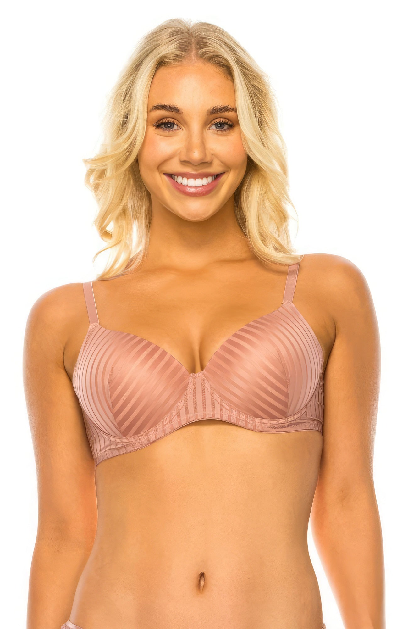 Lacy Stripe Bra