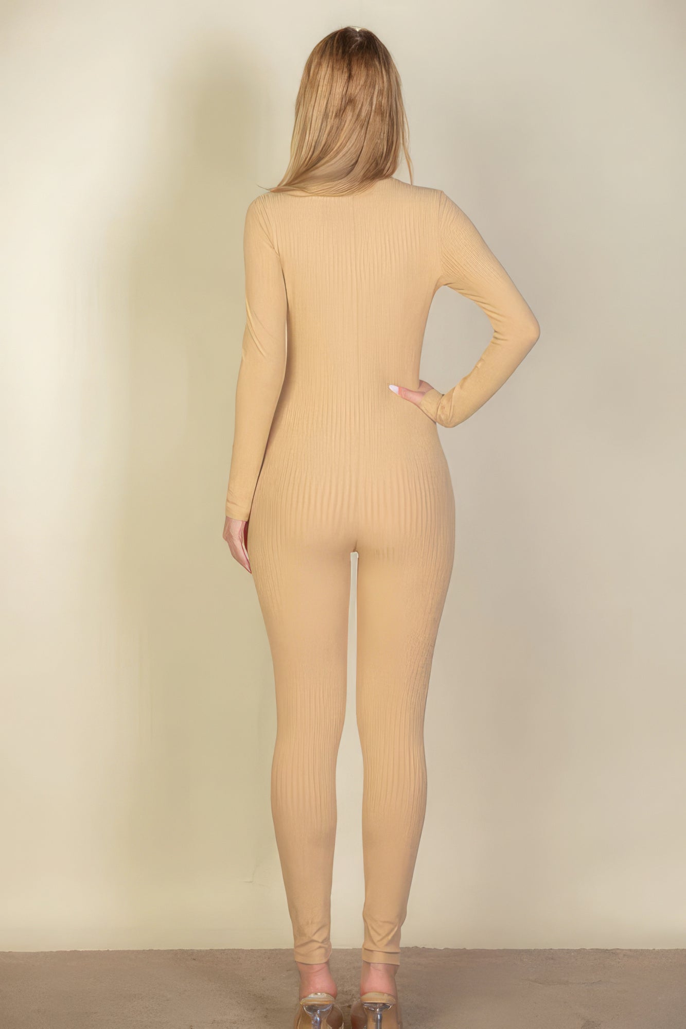 Cozy Ribbed Jumpsuit