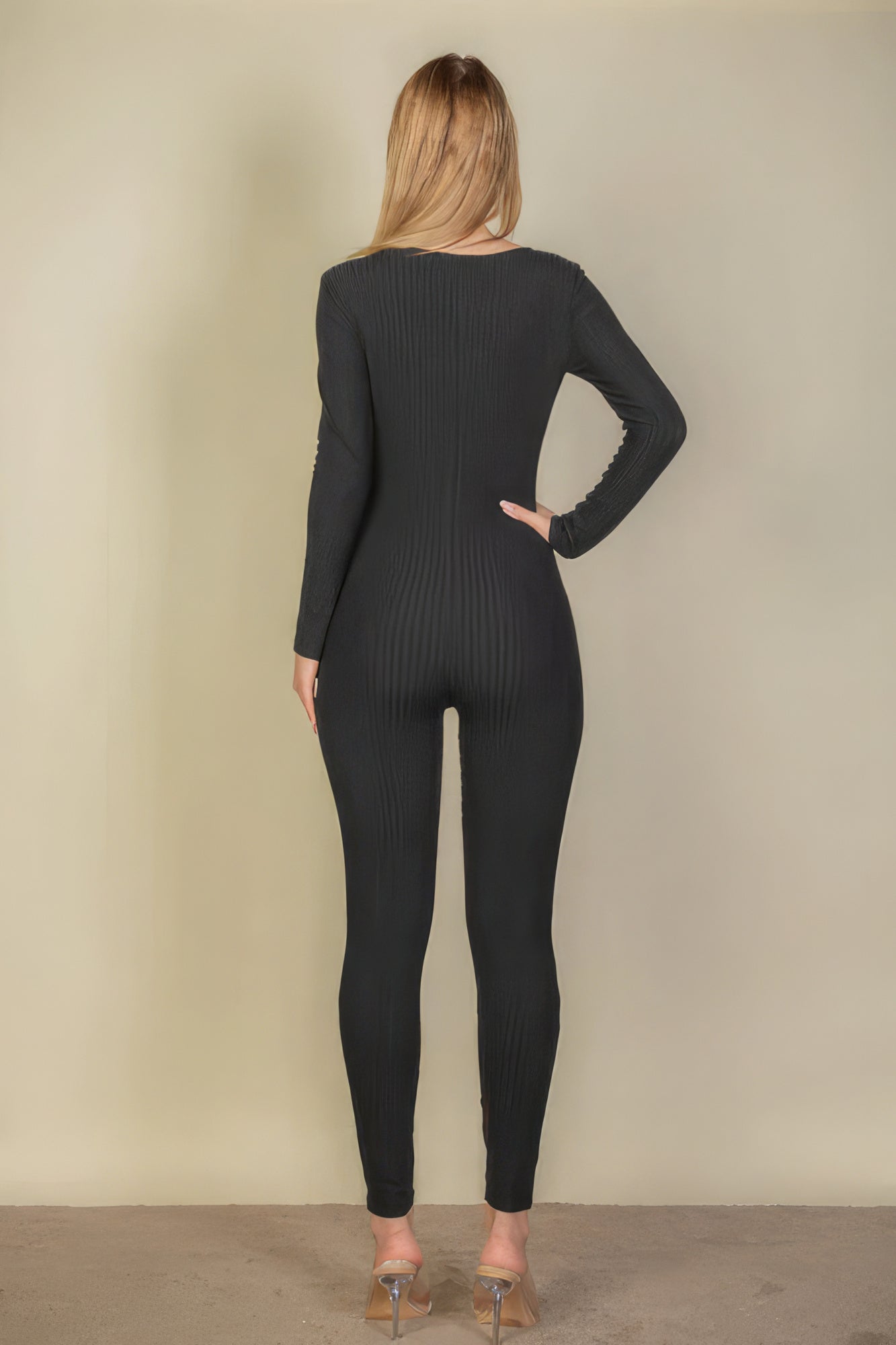 Cozy Ribbed Jumpsuit