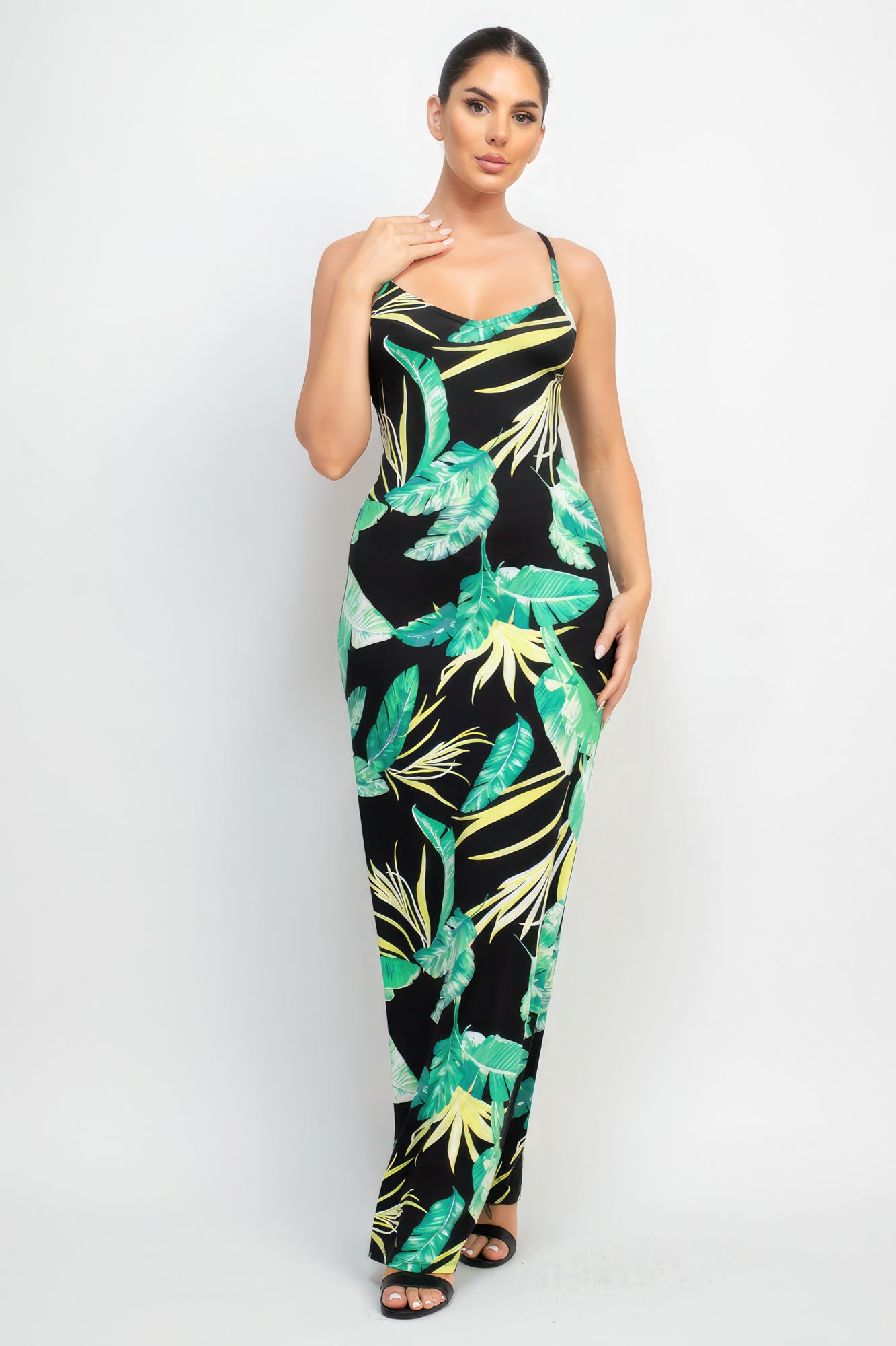 Palm Breeze Maxi Dress