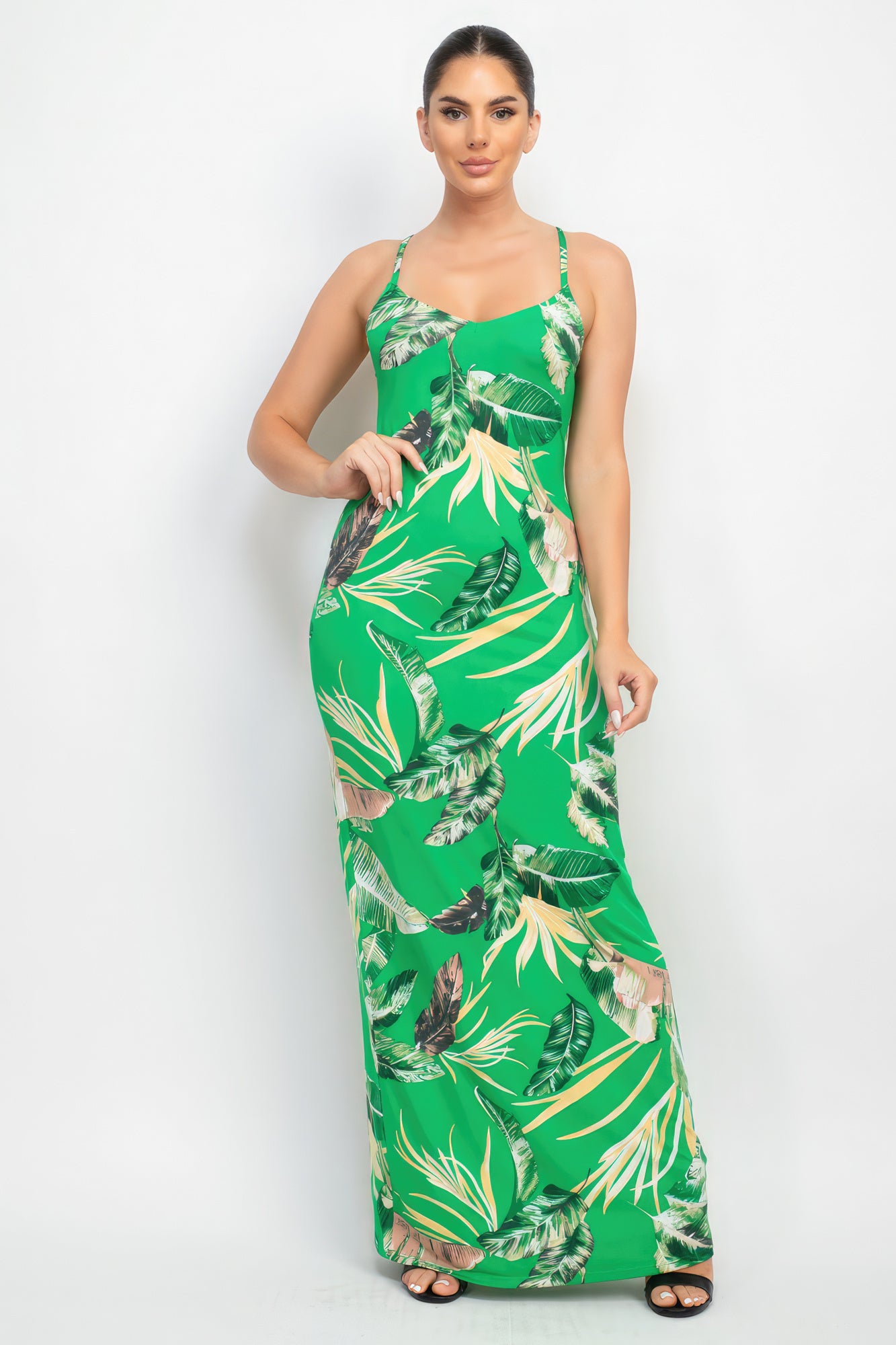 Palm Breeze Maxi Dress