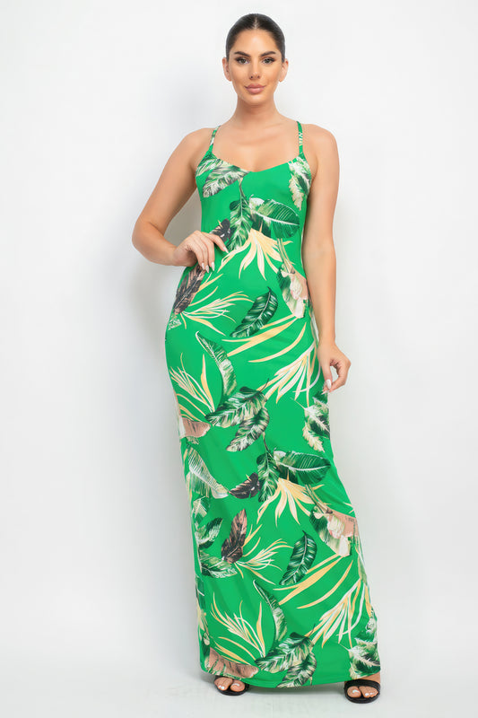 Palm Breeze Maxi Dress