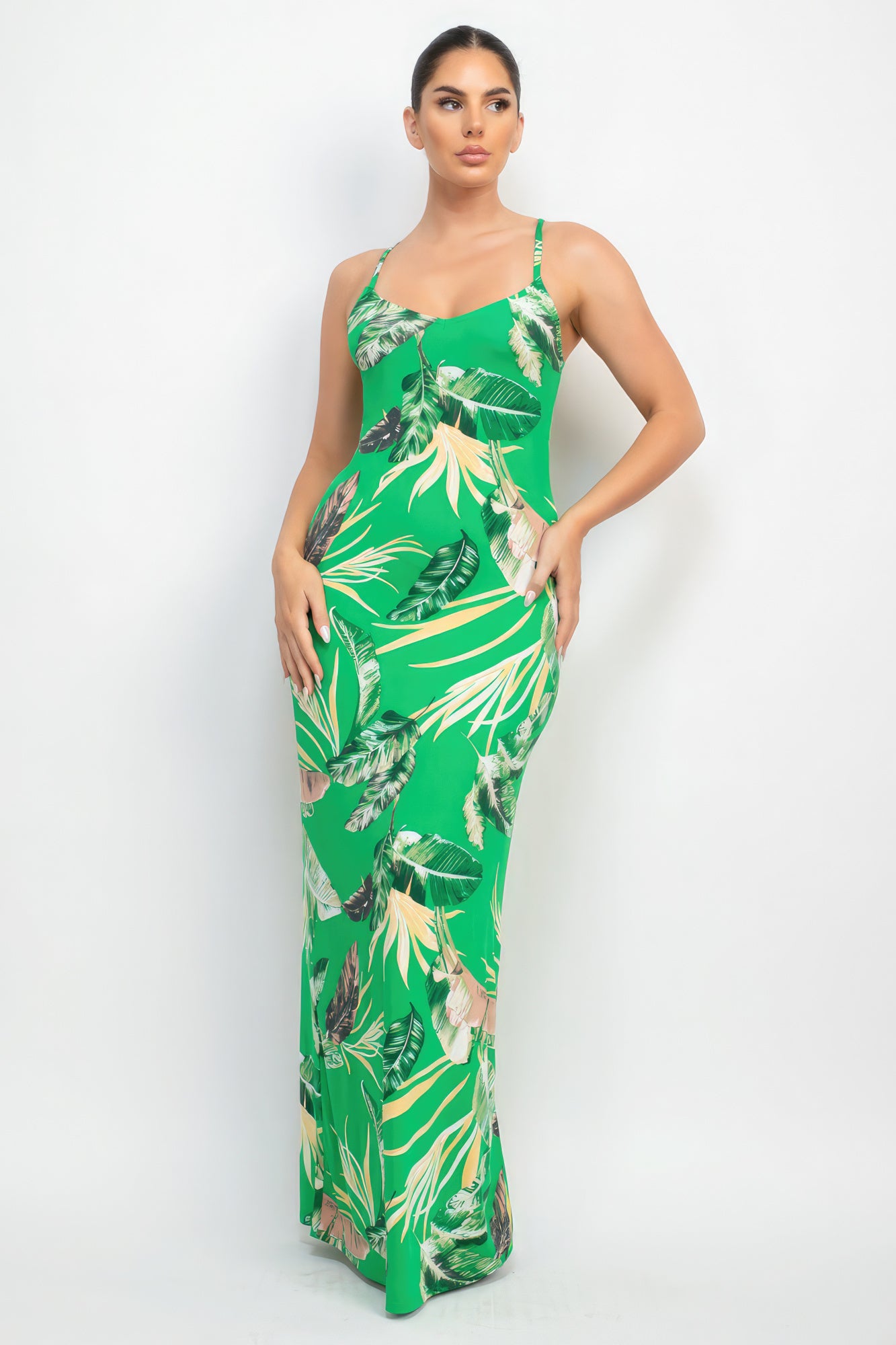 Palm Breeze Maxi Dress