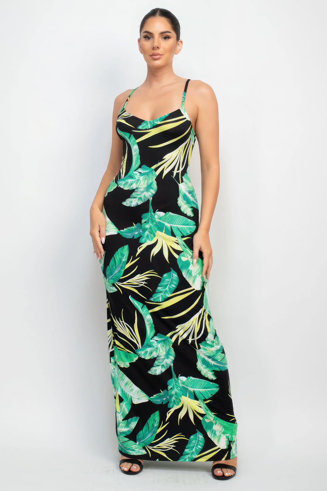 Palm Breeze Maxi Dress