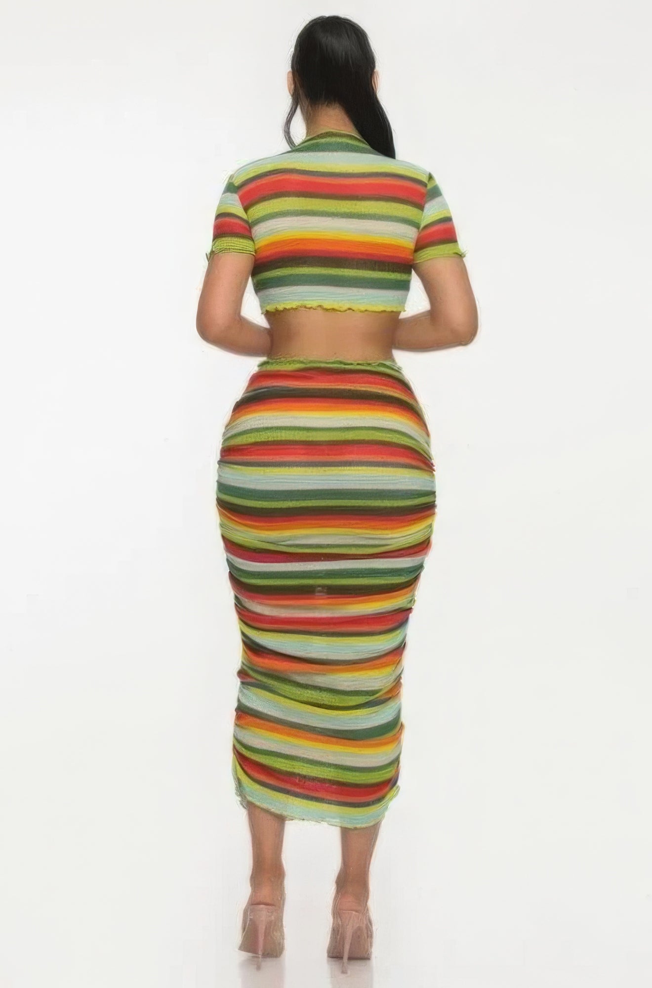 Vibrant Hues Skirt Set